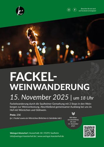 Fackel-Wein-Wanderung November 2025